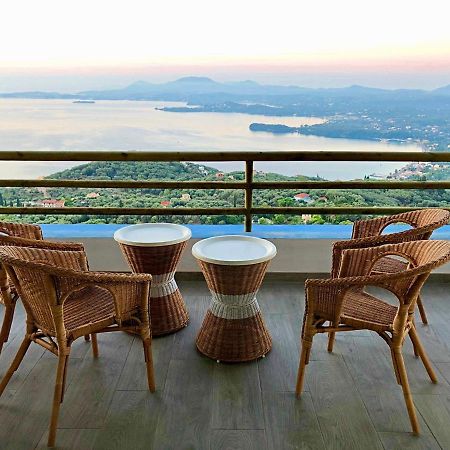 House Tanna Of Villa Intaba Spectacular Sea Views Corfiot Riviera Spartilas Corfu Island Greece Close To Ipsos Beach Spartylas Exterior foto